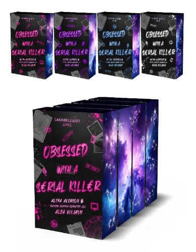 Buchcover und Innenansicht für das Buch: Obsessed with a Serial Killer - Sammelband 2