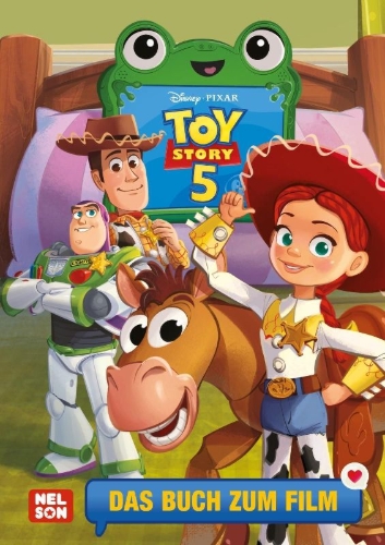 Buchcover und Innenansicht für das Buch: Disney Filmbuch zum Vorlesen: Toy Story 5 Buch zum Film