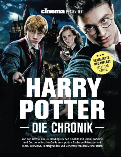 Buchcover und Innenansicht für das Buch: Cinema präsentiert: Harry Potter - Die Chronik (Erweiterte Neuausgabe)