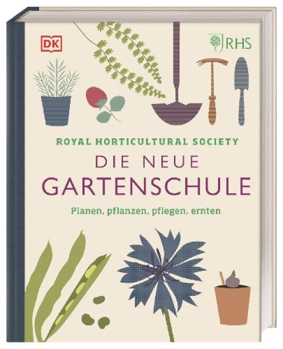 Buchcover und Innenansicht für das Buch: Die neue Gartenschule
