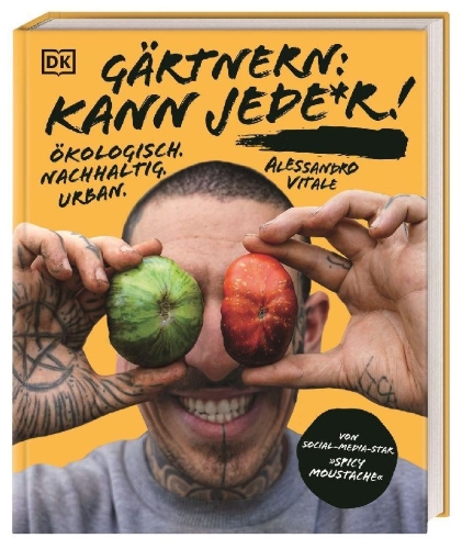 Buchcover und Innenansicht für das Buch: Gärtnern: kann jede*r!