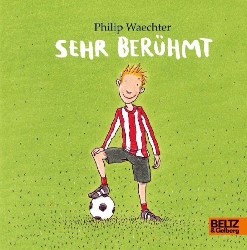 Buchcover und Innenansicht für das Buch: Sehr berühmt