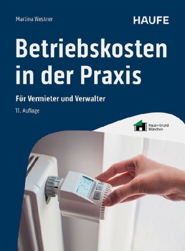Buchcover und Innenansicht für das Buch: Betriebskosten in der Praxis