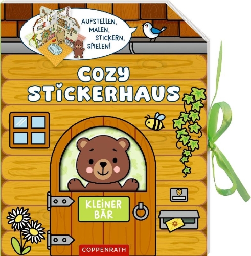 Buchcover und Innenansicht für das Buch: Cozy Stickerhaus