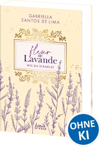 Buchcover und Innenansicht für das Buch: Fleur de Lavande (Band 2) - Wie du strahlst