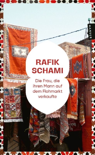 Buchcover und Innenansicht für das Buch: Die Frau, die ihren Mann auf dem Flohmarkt verkaufte
