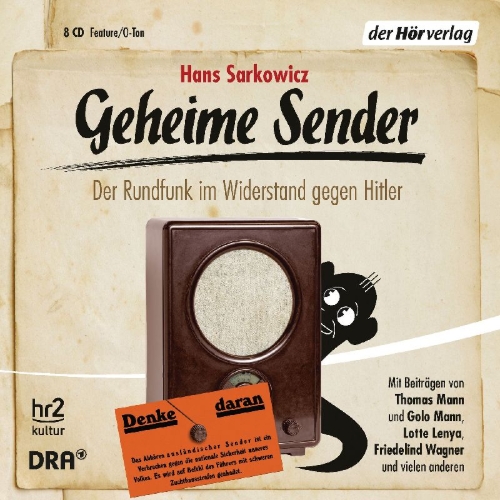 Buchcover und Innenansicht für das Buch: Geheime Sender