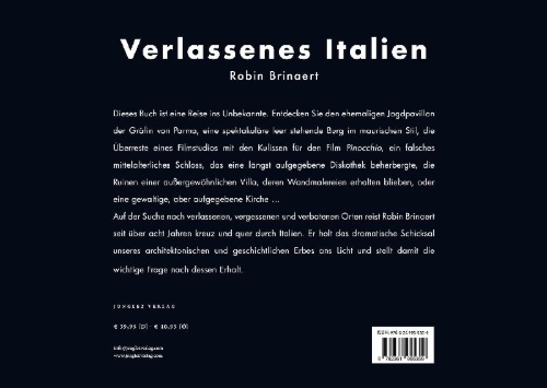 Buchcover und Innenansicht für das Buch: Verlassenes Italien