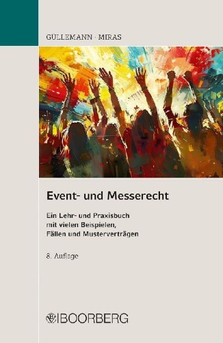 Buchcover und Innenansicht für das Buch: Event- und Messerecht