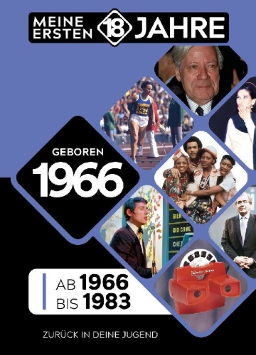 Buchcover und Innenansicht für das Buch: Geboren 1966