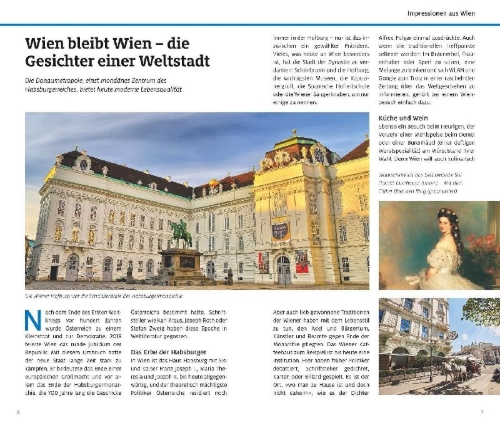 Buchcover und Innenansicht für das Buch: ADAC Reiseführer Wien