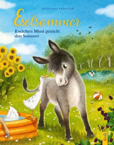 Buchcover und Innenansicht für das Buch: Eselsommer