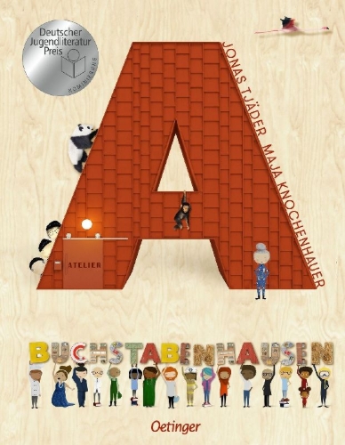 Buchcover und Innenansicht für das Buch: Bokstavshusen