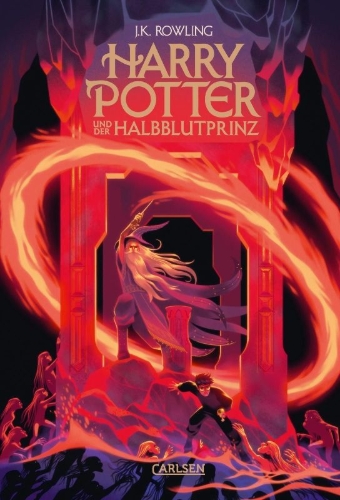 Buchcover und Innenansicht für das Buch: Harry Potter and the Half-Blood Prince