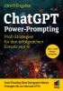 Buchcover und Innenansicht für das Buch: ChatGPT Power-Prompting