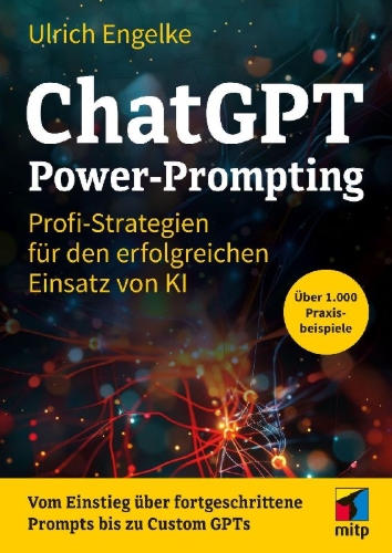 Buchcover und Innenansicht für das Buch: ChatGPT Power-Prompting