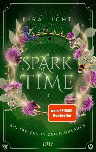 Buchcover und Innenansicht für das Buch: A Spark of Time - Ein Treffen in den Highlands