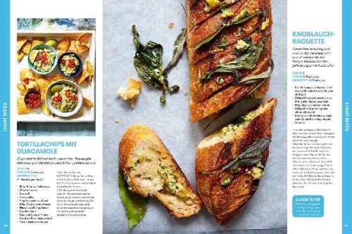 Buchcover und Innenansicht für das Buch: 20-Minute Air Fryer Meals
