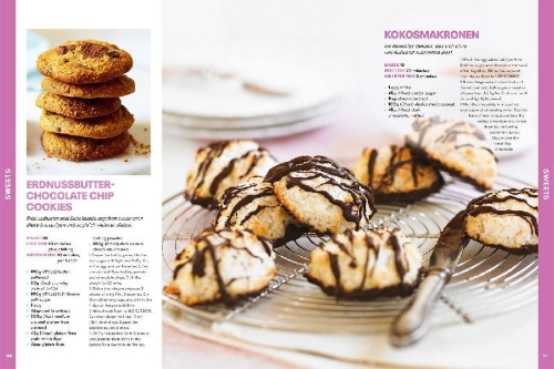 Buchcover und Innenansicht für das Buch: 20-Minute Air Fryer Meals