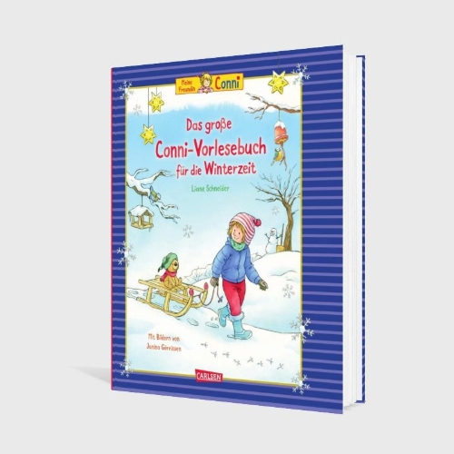 Buchcover und Innenansicht für das Buch: Das große Conni-Vorlesebuch für die Winterzeit