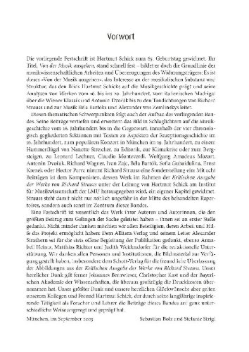 Buchcover und Innenansicht für das Buch: Von der Musik ausgehen