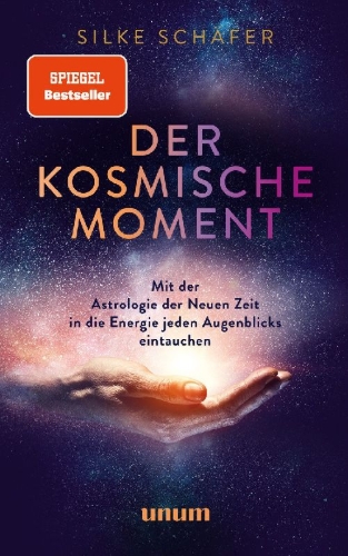 Buchcover und Innenansicht für das Buch: Der kosmische Moment