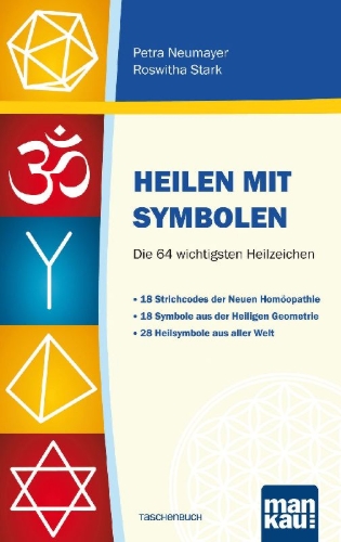 Buchcover und Innenansicht für das Buch: Heilen mit Symbolen. Die 64 wichtigsten Heilzeichen
