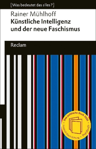 Buchcover und Innenansicht für das Buch: Künstliche Intelligenz und der neue Faschismus