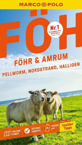 Buchcover und Innenansicht für das Buch: MARCO POLO Reiseführer Föhr, Amrum, Pellworm, Nordstrand, Halligen