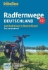 Buchcover und Innenansicht für das Buch: Radfernwege Deutschland
