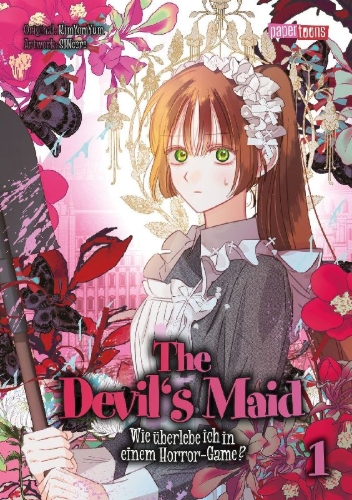Buchcover und Innenansicht für das Buch: The Devil's Maid - Wie überlebe ich in einem Horror-Game? 01