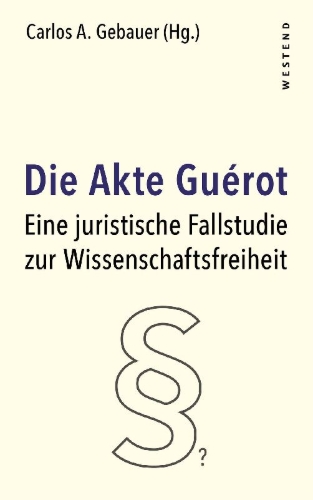 Buchcover und Innenansicht für das Buch: Die Akte Guérot