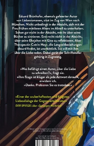 Buchcover und Innenansicht für das Buch: In einem Zug