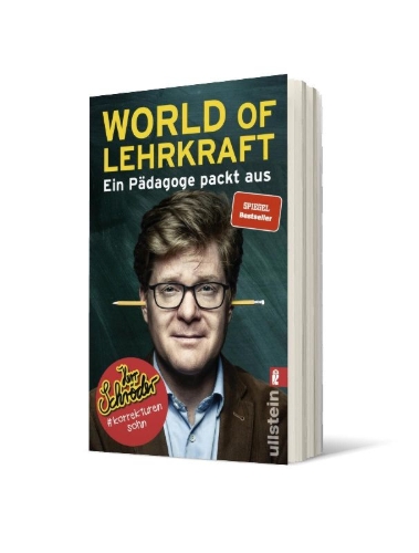 Buchcover und Innenansicht für das Buch: World of Lehrkraft