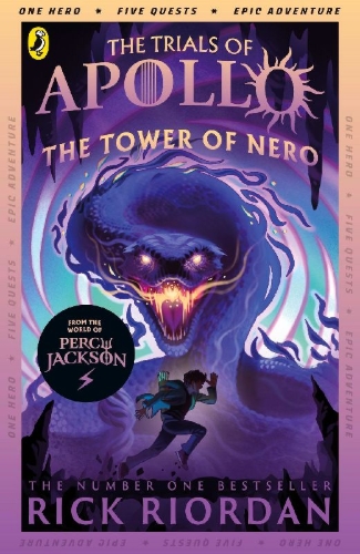 Buchcover und Innenansicht für das Buch: The Tower of Nero (The Trials of Apollo Book 5)