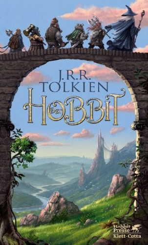 Buchcover und Innenansicht für das Buch: The Hobbit or There and Back Again
