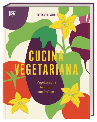 Buchcover und Innenansicht für das Buch: Cucina Vegetariana