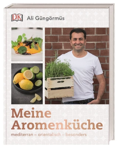Buchcover und Innenansicht für das Buch: Meine Aromenküche