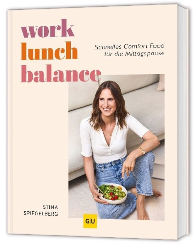 Buchcover und Innenansicht für das Buch: Work-Lunch-Balance