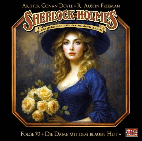 Buchcover und Innenansicht für das Buch: Sherlock Holmes - Folge 70 - Die Dame mit dem blauen Hut