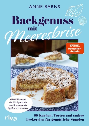 Buchcover und Innenansicht für das Buch: Backgenuss mit Meeresbrise