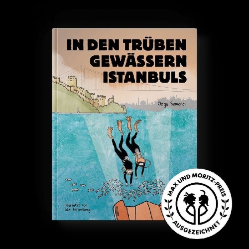 Buchcover und Innenansicht für das Buch: In den trüben Gewässern Istanbuls