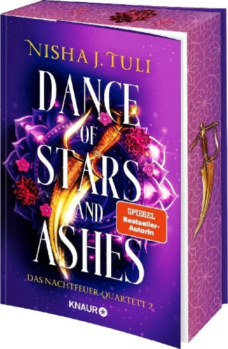 Buchcover und Innenansicht für das Buch: Dance of Stars and Ashes