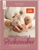 Buchcover und Innenansicht für das Buch: Häkelfreunde & Stickzauber