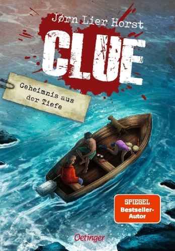 Buchcover und Innenansicht für das Buch: CLUE. Undervannsgåten