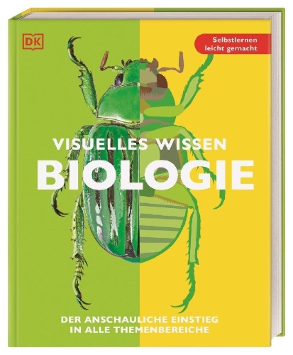 Buchcover und Innenansicht für das Buch: Visuelles Wissen. Biologie