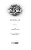 Buchcover und Innenansicht für das Buch: World of Warcraft: Midnight - Blood ties