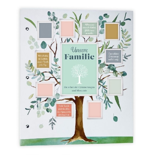 Buchcover und Innenansicht für das Buch: Trötsch Album Unsere Familie