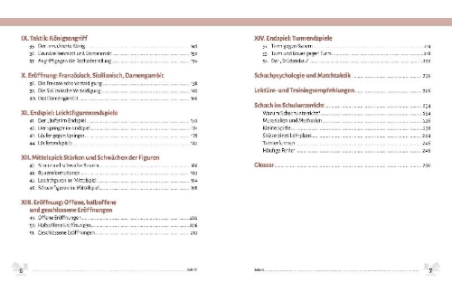 Buchcover und Innenansicht für das Buch: Schach für Einsteiger