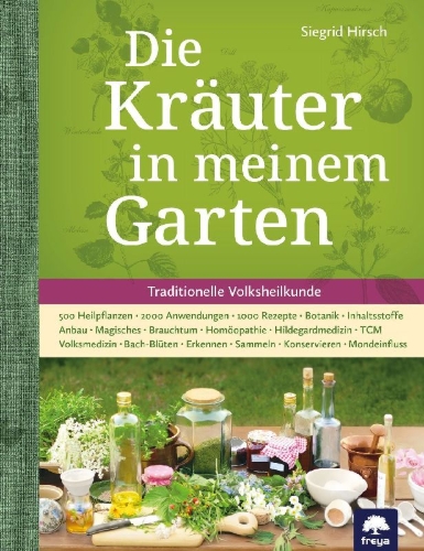 Buchcover und Innenansicht für das Buch: Die Kräuter in meinem Garten
